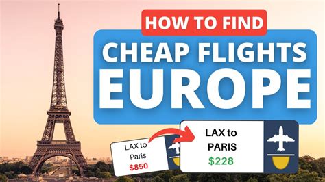 $132 Cheap Flights to Europe in 2024/25